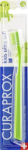 Зубная щетка детская CURAPROX Kids ultra soft, от 4-х лет, детальное фото