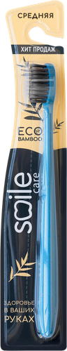 Зубная щетка SMILE CARE Eco bamboo с бамбуковым углем, фотография