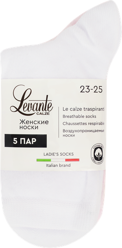 Носки женские LEVANTE р. 23–25, ассорти 822, Арт. L0254S, 5пар, фото
