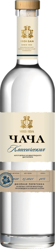 Чача MEDJIDA Водка виноградная 40%, 0.5л, картинка