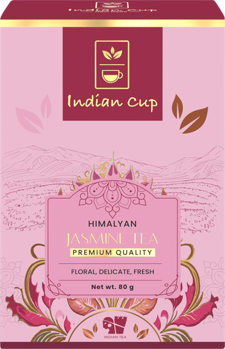 Чай зеленый INDIAN CUP Гималайский жасминовый, 80г, фото