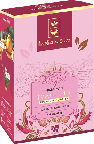 Чай зеленый INDIAN CUP Гималайский жасминовый, 80г, картинка