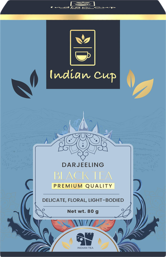 Чай черный INDIAN CUP Darjeeling Black Tea, 80г, изображение