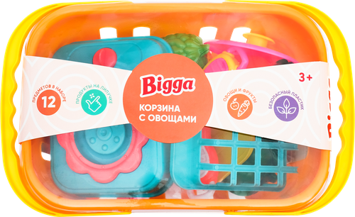 Набор игровой BIGGA Корзина с овощами, Арт. KB052554, изображение