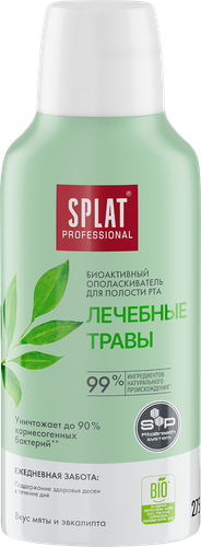Ополаскиватель для полости рта SPLAT Лечебные травы, 275мл, фото