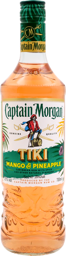 Напиток спиртной CAPTAIN MORGAN Tiki Mango&Pineapple на основе рома, 
0.7л, вид