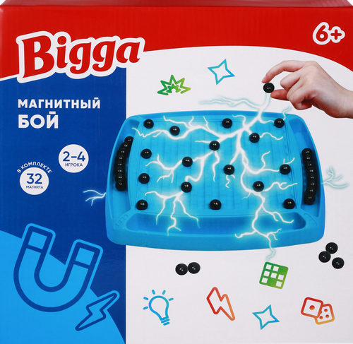 Игра настольная BIGGA Магнитный бой, Арт. MUZRS26001, картинка