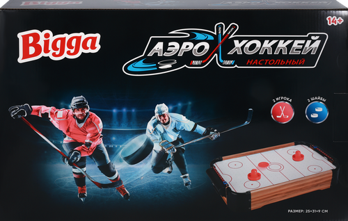 Игра настольная BIGGA Аэрохоккей, Арт. DW2553, вид