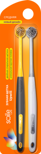 Зубная щетка SMILE CARE круглая для труднодоступных мест, мягкая, 2шт, изображение