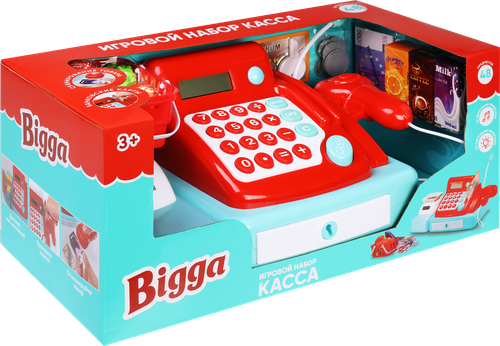 Набор игровой BIGGA Касса, со световыми и звуковыми эффектами, Арт. ZH243207, картинка