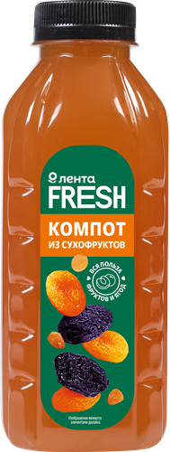 Компот из сухофруктов ЛЕНТА FRESH, 500мл, изображение