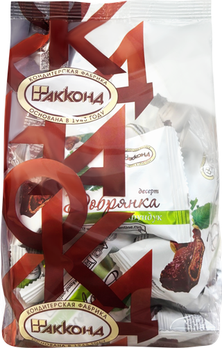 Десерт АККОНД Добрянка, с фундуком, 500г, фото