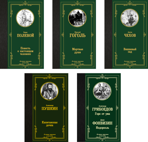 Книга АСТ Лучшая мировая классика (отечественная), твердая обложка, крупный план