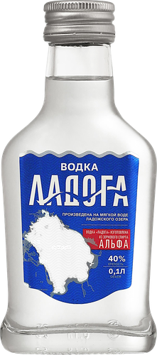 Водка ЛАДОГА 40%, 0.1л