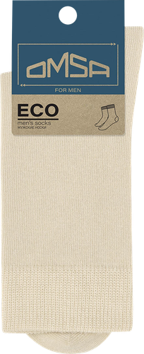 Носки мужские OMSA размеры в ассортименте, latte, Арт. Eco 401, вид