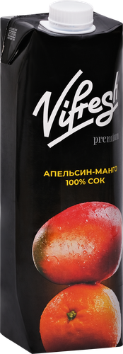 Сок ТМ VIFRESH Апельсин, манго восстановленный, 1л, изображение