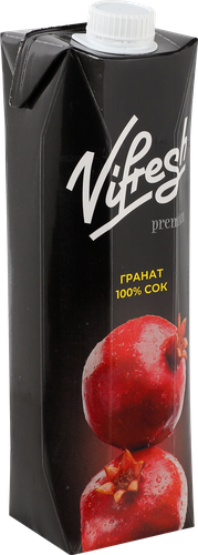 Сок ТМ VIFRESH Гранатовый восстановленный, 1л, вид
