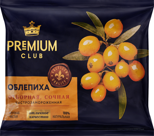 Облепиха быстрозамороженная PREMIUM CLUB, 300г, изображение