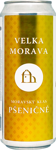 Пиво светлое VELKA MORAVA Moravsky Klas Psenicne нефильтрованное непастеризованное неосветленное 4,5%, 0,45л, картинка