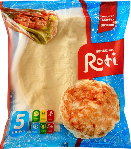 Лепешка РИЗЫК Roti, 450г, детальное фото