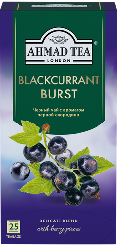 Чай черный AHMAD TEA Черная смородина, 25пак, вид