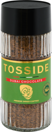 Кофе растворимый TOSSIDE Dubai chocolate с ароматом фисташки и шоколада натуральный сублимированный, 95г, картинка