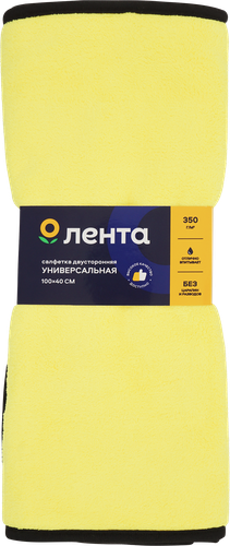 Салфетка автомобильная ЛЕНТА Универсальная 100х40см, Арт. C20 4-0-14070G, вид
