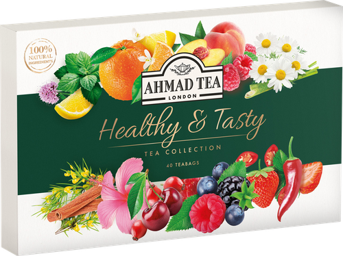 Чай AHMAD TEA Healthy&Tasty Ассорти, 40пак, картинка