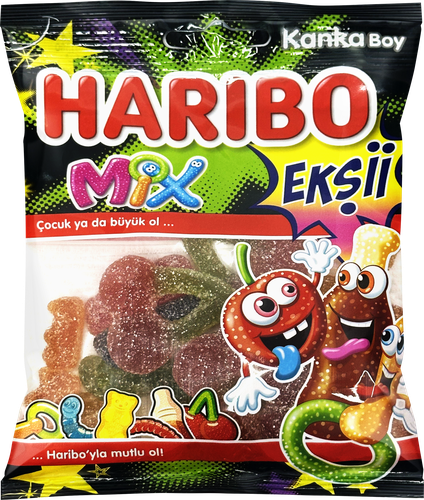 Мармелад жевательный HARIBO Mix Eksii, разной формы, 70г, фотография