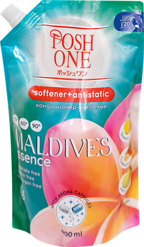 Кондиционер для белья POSH ONE Maldives Essence для шерсти, смешанных тканей, 2л, картинка