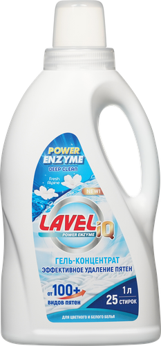 Гель для стирки LAVELIQ Enzyme универсальный концентрат, 1л, картинка