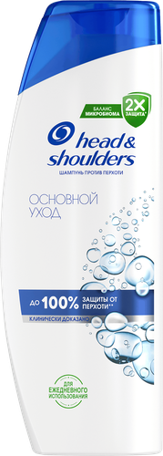 Шампунь HEAD&SHOULDERS Основной уход, против перхоти, 360мл, изображение