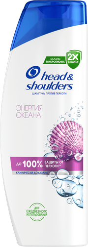 Шампунь HEAD&SHOULDERS Энергия океана, против перхоти, 360мл, фотография