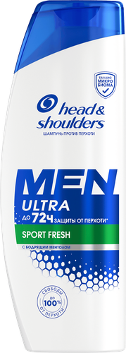 Шампунь HEAD&SHOULDERS Sport Fresh, против перхоти, 360мл, изображение