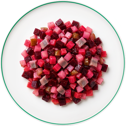 Винегрет с сельдью слабой соли, весовой, картинка