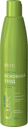 Шампунь ESTEL Curex Classi Основной уход, для всех типов волос, 300мл, вид