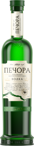 Водка ПЕЧОРА 40%, 0.5л, изображение