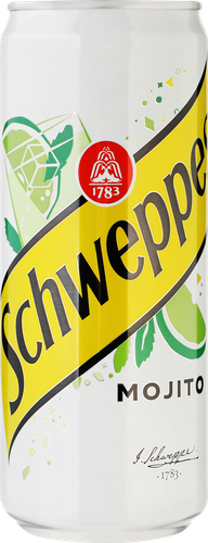 Напиток SCHWEPPES Mojito газированный, 0.33л, вид