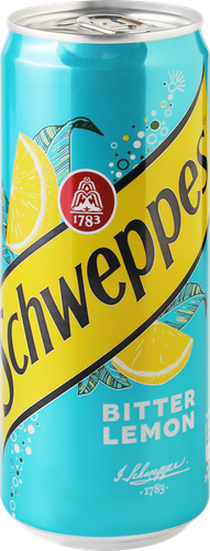 Напиток SCHWEPPES Bitter Lemon газированный, 0.33л, изображение