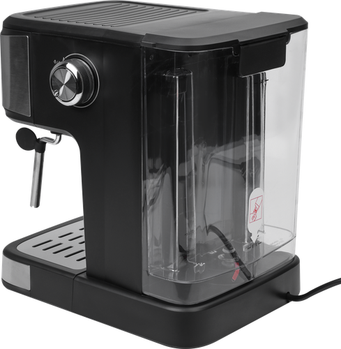 Кофеварка рожковая WELGOT Noir, 20 бар, 1100Вт, черная, Арт. CM8501TE-GS, фото