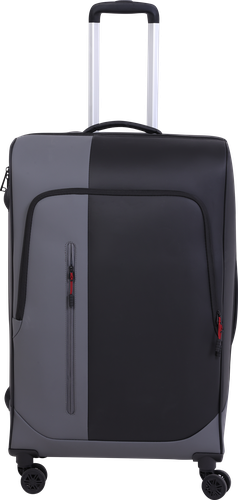 Чемодан INWIN р. L 28", черный, серый, Арт. JX2601-L, фотография