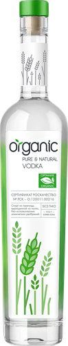 Водка ORGANIC 40%, 0.25л
