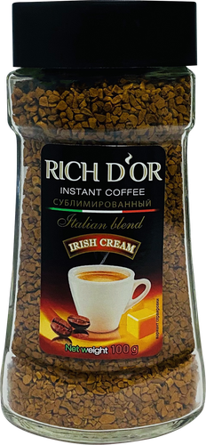 Напиток кофейный растворимый RICH DOR Irish cream сублимированный, 100г, картинка