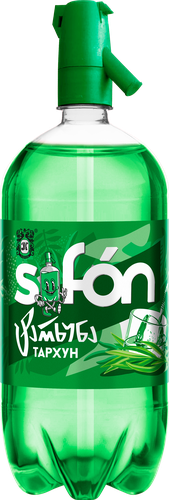 Напиток SIFON Тархун на ароматизаторах сильногазированный, 1.53л, фотография