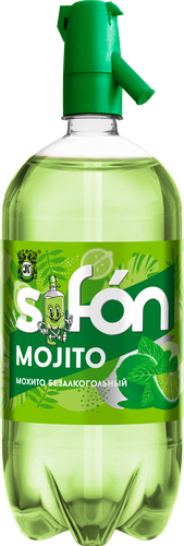 Напиток SIFON Мохито на ароматизаторах сильногазированный, 1.53л, фото