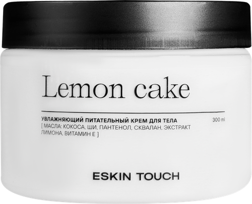 Крем для тела ESKIN TOUCH Лимонный пирог, 300мл, крупный план