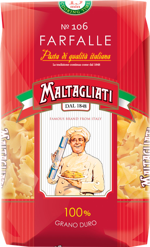 Макароны MALTAGLIATI Бантики №106, 450г, картинка