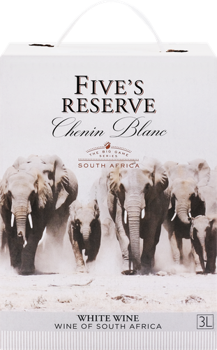 Вино FIVE'S RESERVE Сhenin Blanc белое сухое, 3л, фотография