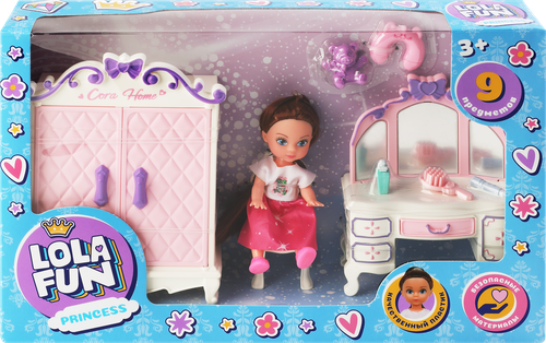 Набор игровой LOLAFUN Куколка в комнате, Арт. C35027, фотография