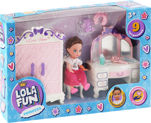 Набор игровой LOLAFUN Куколка в комнате, Арт. C35027, фотография
